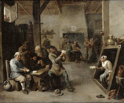 The Card Players by David Teniers the Younger